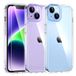 TAURI 5 in 1 Defender Ontworpen voor iPhone 14 hoesje, 1 telefoonhoesje + 2 schermbeschermer + 2 camerabeschermer [militaire bescherming] Anti-geel schokbestendig 360 beschermhoes slank - helder