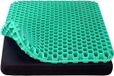 Merkloos Goodivery ® Gelzitkussen, orthopedisch, elastisch, groen