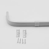 Yafa Home Fashion Heavy Duty Single Standaard Verstelbare Gordijnroede Hardware Inbegrepen
