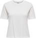 JDY JDYREX T-shirt Manches Courtes S Coton Cloud Dancer