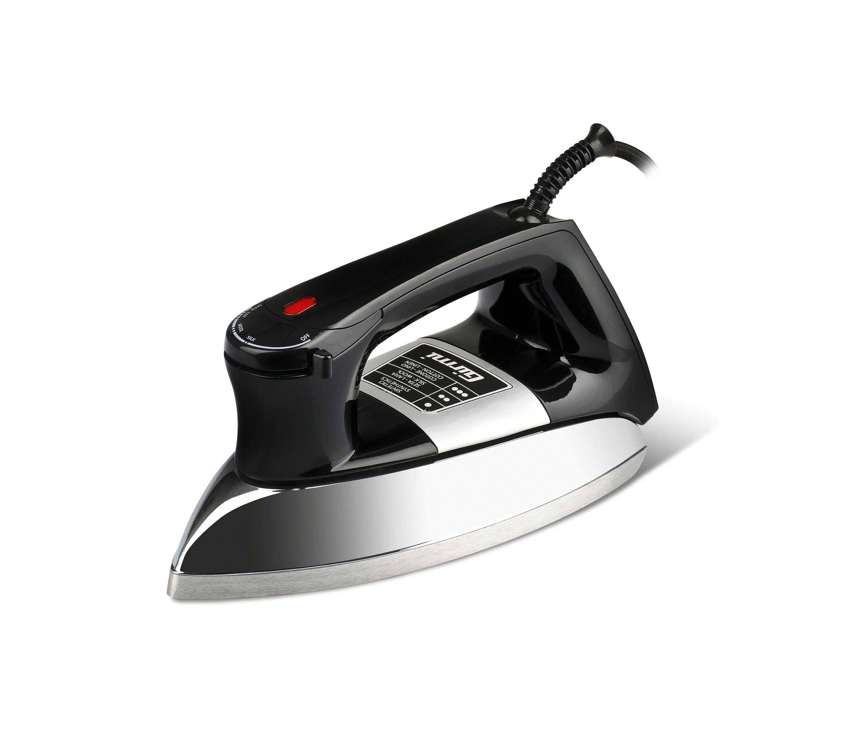 Girmi ST91 - Droogstrijkijzer - Zwart, Metallic