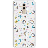 Unicorn Rainbow Beschermende siliconen case compatibel met Mate 20 Lite