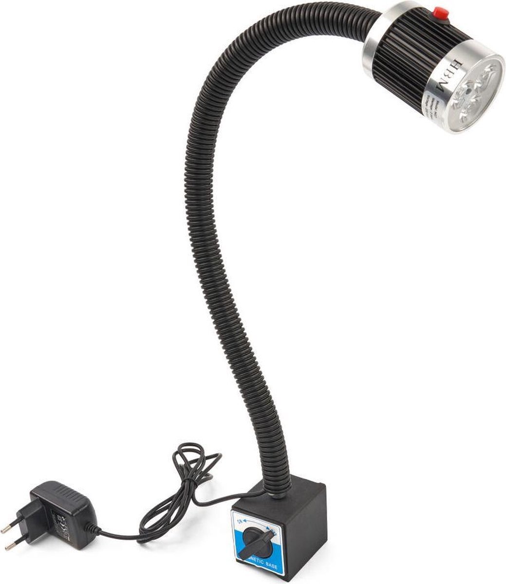 Lemato Magneetvoet met 230 Volt Power LED verlichting