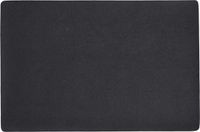 Zeller placemats lederlook - 45 x 30 cm - zwart - vegan leer - tafel onderleggers