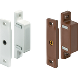 Häfele Loqueteau magnétique H6015 Force d'adhérence 45 kg à visser carré, blanc