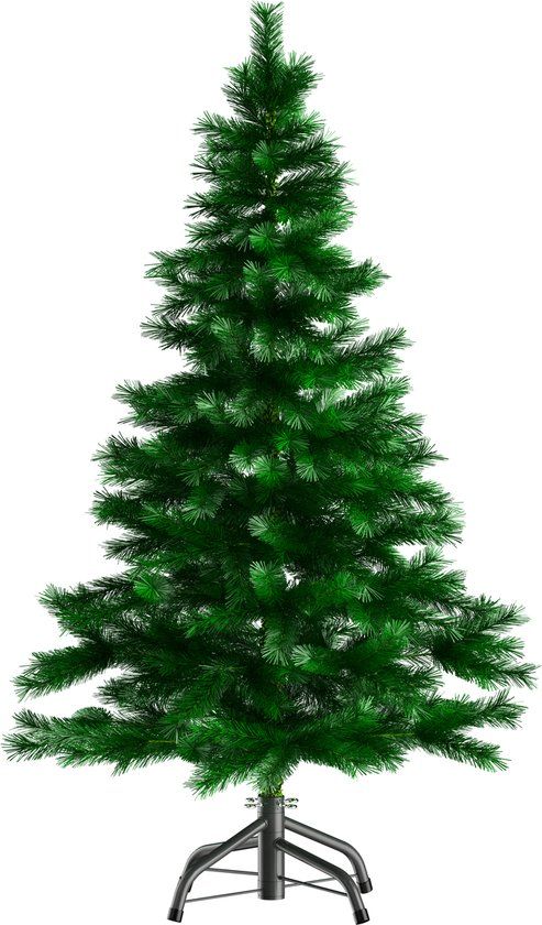 Casaria Kunstkerstboom 150 cm PVC - Metalen Voet – Groen