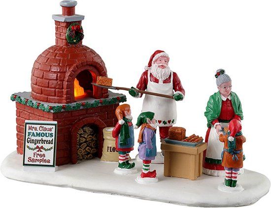 Lemax - 'Mrs. Claus' Gingerbread Bake' - Verlicht figuur