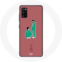 Maniacase Case voor Samsung Galaxy A41 Squid Game Ji Yeong Nummer 240 en Kang Sae Byeok Nummer 067