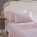 Ensemble de literie percale, très grand lit, 100% coton, avec dentelle à motif diamant