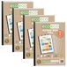 eco-eco A4 50% Gerecycleerde Zak 20 Easy Slide Bestanden, Clip bar Project Report Bestanden, eco051x4 Zwart