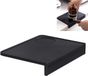 Zuddo B.V. Tapis antidérapant pour expresso - Tapis de tassage - Tapis antidérapant en silicone pour bar à café - Tapis de tassage - Protection de plan de travail - résistant à la chaleur et facile à nettoyer - noir