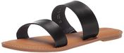 Amazon Essentials Dames Two Band Sandaal, Zwart, 6.5 UK