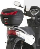 GIVI SR6106 Monolock Topkoffer Achterrek Kymco Agility 50/125/150/200 R16+ Black