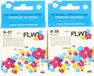 FLWR - Inktcartridge / 56 & 57 / 2-pack / Zwart & Kleur - Geschikt voor HP