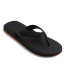 Quiksilver Molokai Nubuck II Heren Slippers - Solid Black - Maat 40