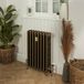 Isabel Radiateur fonte - H 76 cm x L 27,1 cm x P 17,5 cm - 4 rangs de colonnes - Laiton naturel