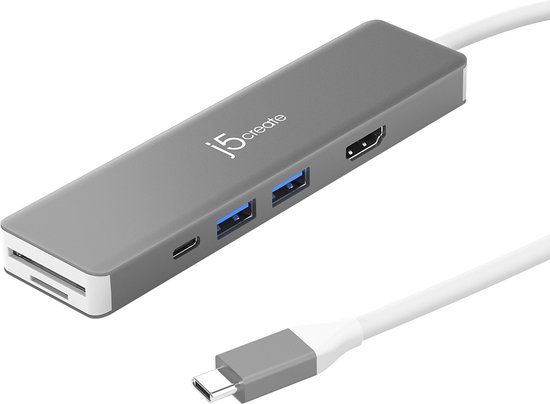 j5create JCD390-N 4K60 Elite USB-C 10Gbps meervoudige adapter