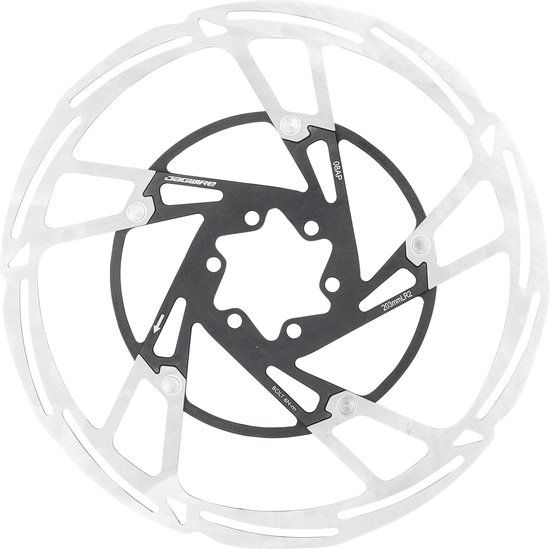 Jagwire Pro LR2 Disc Brake Rotor - 6-bolt - 220mm - Silver