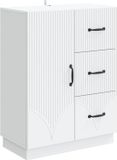 vidaXL Dressoir Wit 66 x 34,5 x 87 cm Bewerkt hout