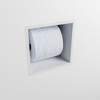 Mondiaz Easy Cube 160 toiletrolhouder 16x16 talc