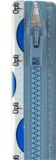Opti Prym Ritssluiting Kunststof 6mm grof Deelbaar Azuur Blauw #235 70 cm