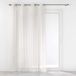 DOUCEUR D'INTERIEUR Gordijn CHARLIZE, 140 x 240 cm, wit, gestreept, 100% polyester