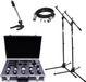 Devine Mic-DS Drum opname set - incl. 7 microfoons en 7 kabels - Multikleur