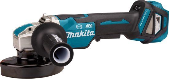 Makita DGA519Z - Haakse slijper - 125 mm - 18V - Zwart/Blauw