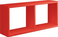 Homemania Morgana Wandrek voor woonkamer, slaapkamer, kantoor, MDF, rood, 70 x 30 x 15,5 cm