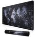 Cmhoo XXL professionele grote muismat en gaming-muismat (900 x 400 x 2 mm, landkaart)