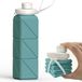 Ibenzoa® Gourde en silicone compacte et durable
