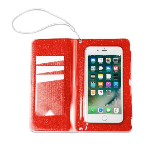 Celly SPLASHWALL18OR - Mobiele telefoon behuizing - Rood - Compatibel met Apple iPhone 8/7/8 Plus/7 Plus
