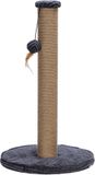 Designed by Lotte Krabpaal Ribbed - Incl speeltje - Ribbed stof/jute - Antraciet - 41x41x70 cm