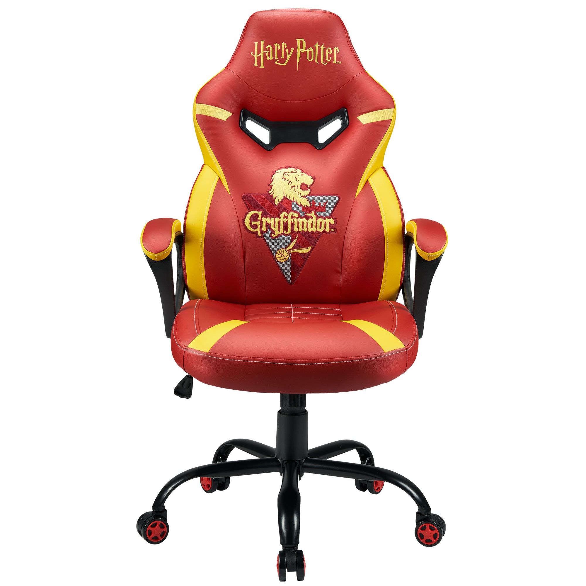 Subsonic Junior Griffindor PC Gaming Chair - Orange/Red - Upholstered Padded Seat - Adjustable