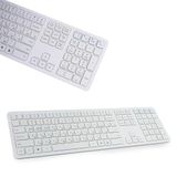 HDWR typerCLAW-BC140WR draadloos toetsenbord, cyrillische ondersteuning, Bluetooth V3.0, QWERTY-toetsenbord, verlengde batterijduur van 80 uur