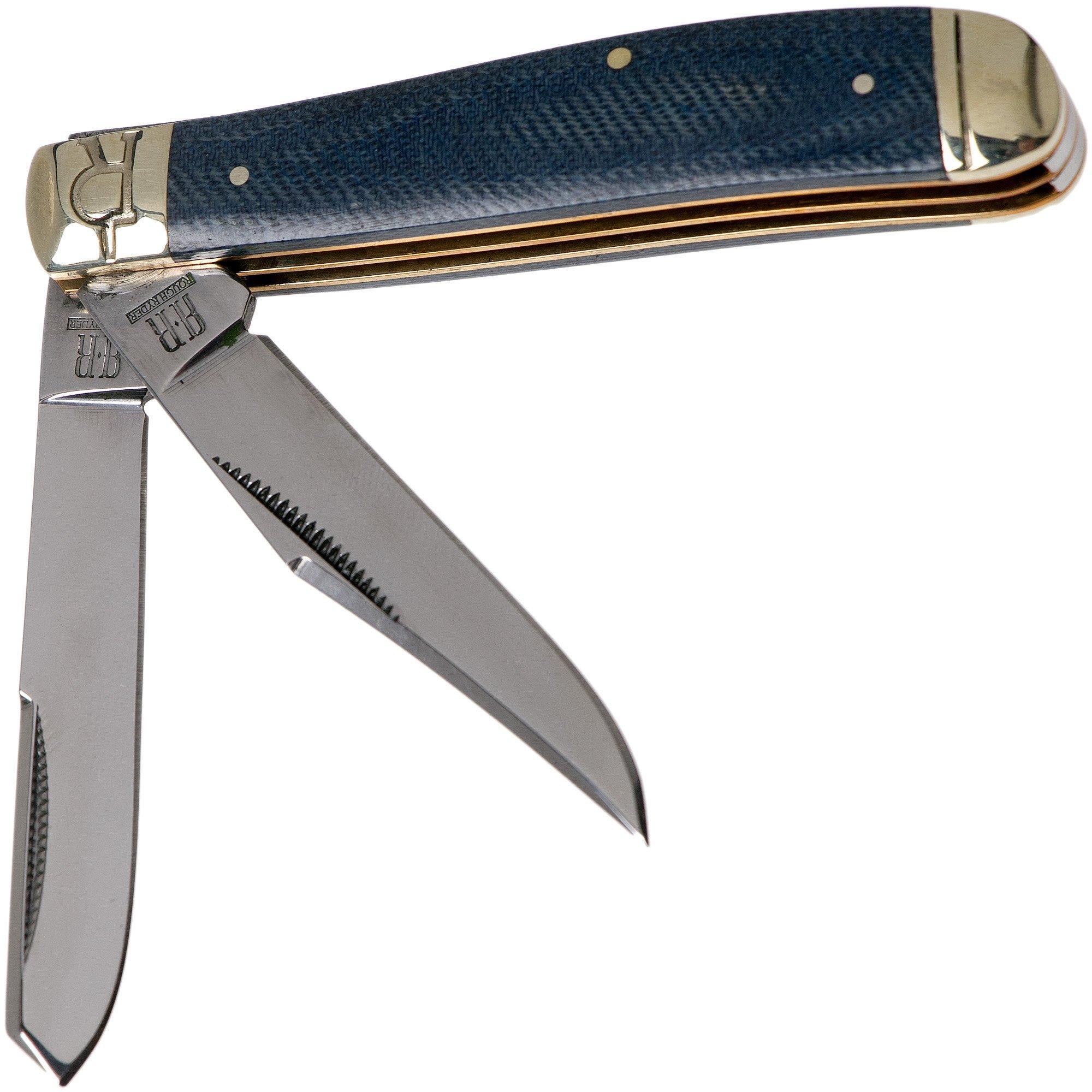 Rough Ryder Mini Trapper Denim RR2187 Carbon slipjoint zakmes