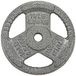 Sporzon! Gietijzeren 1-inch Grip Plaat Gewichtsplaat voor krachttraining, Gewichtheffen en Crossfit, Single