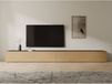 KINGSTON meuble TV-HiFi 2 portes battantes 280 cm chêne noir/chêne
