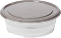 Orthex Sweden AB smartstore boîte de conservation, ronde, 0,3 L, gris / transparent