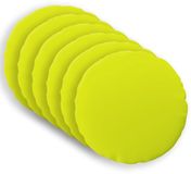 vidaXL - Kussensloop - 6 stuks - Heldergroen - Polyester - Ø 60 cm