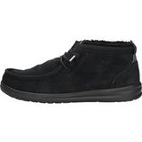 HEYDUDE - Wally Mid GripR Warmth Heren Instappers Black/Black - Maat 43