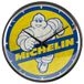 Nostalgic-Art Retro wandklok, Ø 31 cm, Michelin – Bibendum 80s – Cadeau idee voor motor fans, grote keukenklok, vintage design