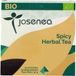 Josenea Bio Thé aux herbes épicé Boîte 15 Pyramides