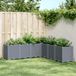 Maison Exclusive - Jardinière, bleu-gris, 160x160x53 cm, plastique PP