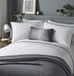 Serene - Pom Pom - Easy Care Dekbedovertrek Set | Super-King Size | Wit beddengoed met grijze Pom Poms