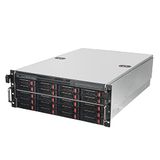 SilverStone Technology RM43-320-RS, 4U 20-bay 2,5" / 3,5" HDD/SSD rackmount opslagserver chassis Mini-SAS HD SFF-8643 12 Gb/s interface, SST-RM43-320-RS