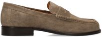 Manfield Heren Taupe Suède Loafers - Maat 43