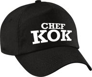 Bellatio Decorations Chef kok verkleed pet zwart voor dames en heren