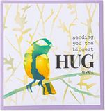 Sizzix Layered stencil bird & branches