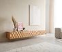 Fevo Meuble TV Fevo 220 cm chêne naturel 4 portes flottantes